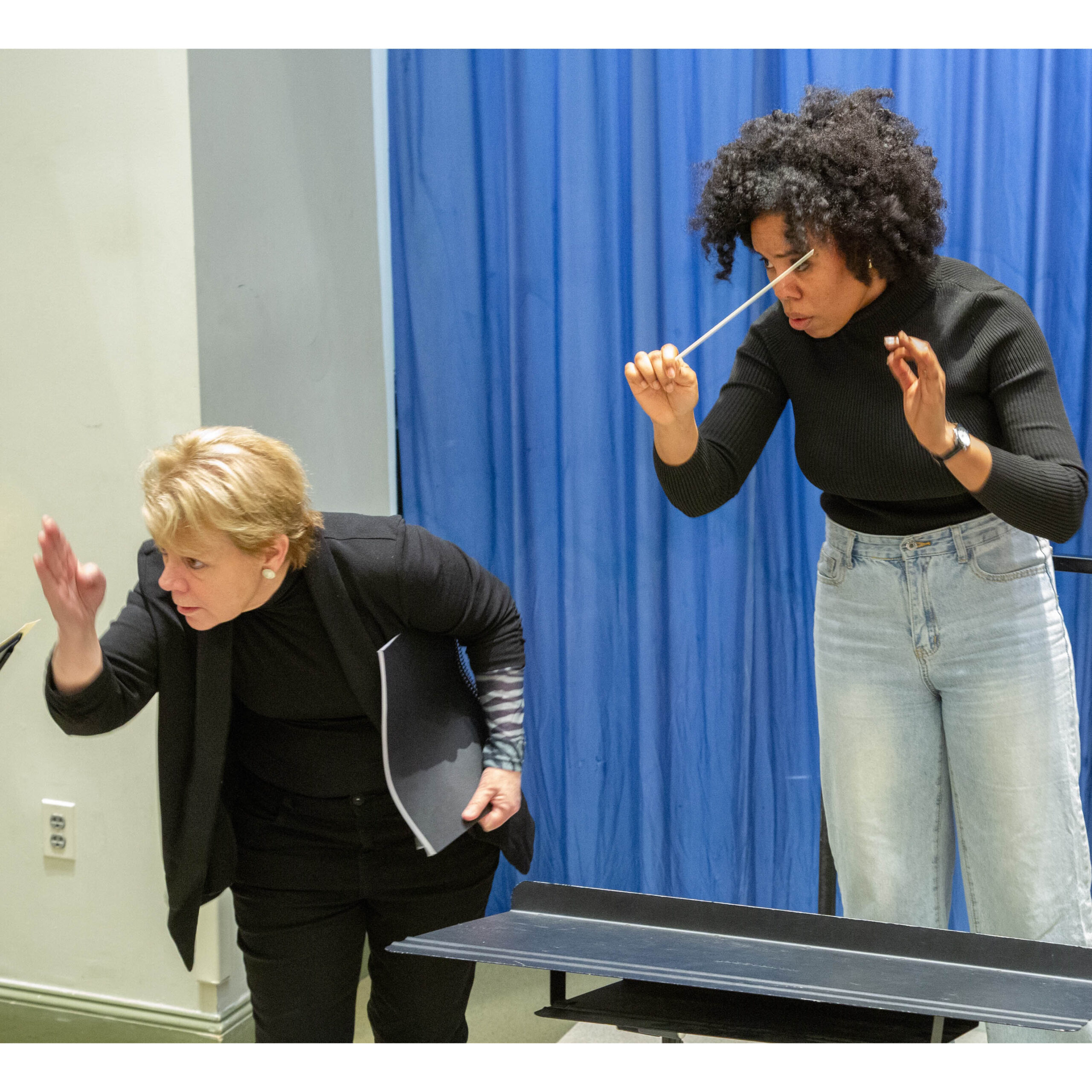 two women conductors