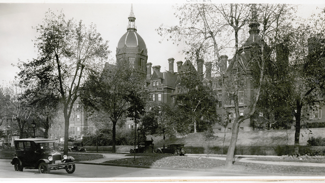 Johns Hopkins Hospital, as seen from the Southwest